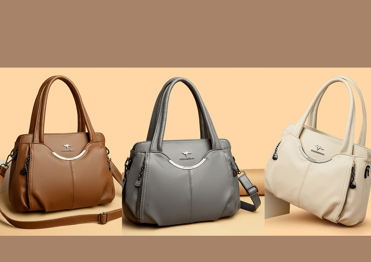 Soft Leather Shoulder Bag Girl Tote